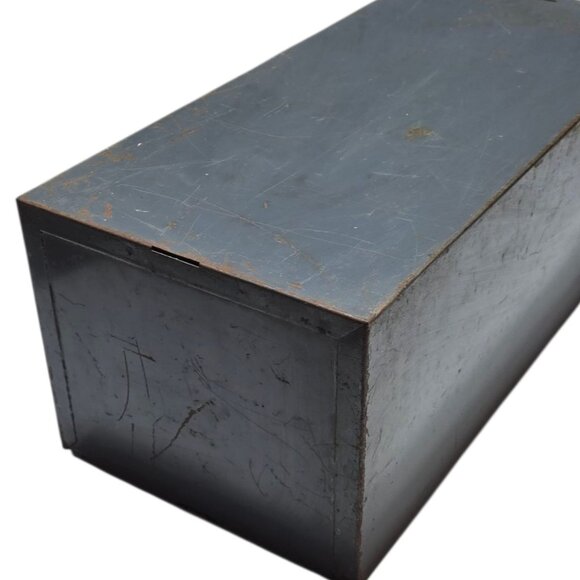 Vintage Metal Industrial Card File Drawer Postcard Photo Storage Steelmaster - Picture 7 of 16